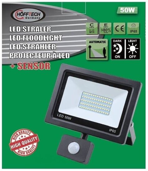 ledlamp - wandlamp - werklamp - buitenlamp met sensor