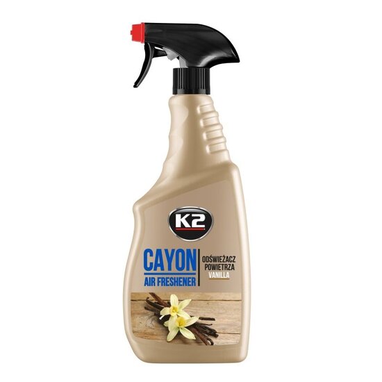 k2 deocar vanilla - professionele luchtverfrisser met hypoallergeen parfum