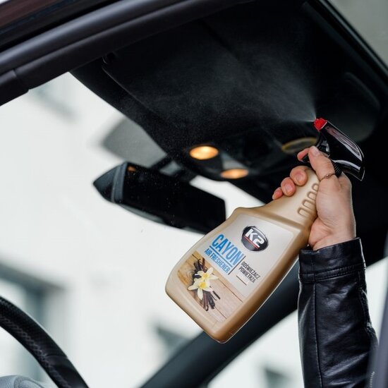 k2 deocar vanilla - professionele luchtverfrisser met hypoallergeen parfum