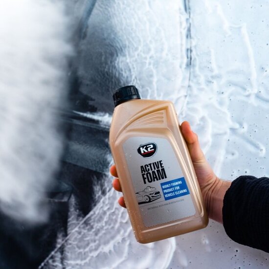 k2 active foam - actief schuim voor auto en camper - geconcentreerde pre-wash met intense reinigingskracht