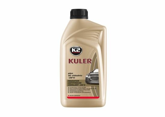 k2 koelvloeistof rood 1l - klaar voor gebruik - radiator vloeistof - koelwater