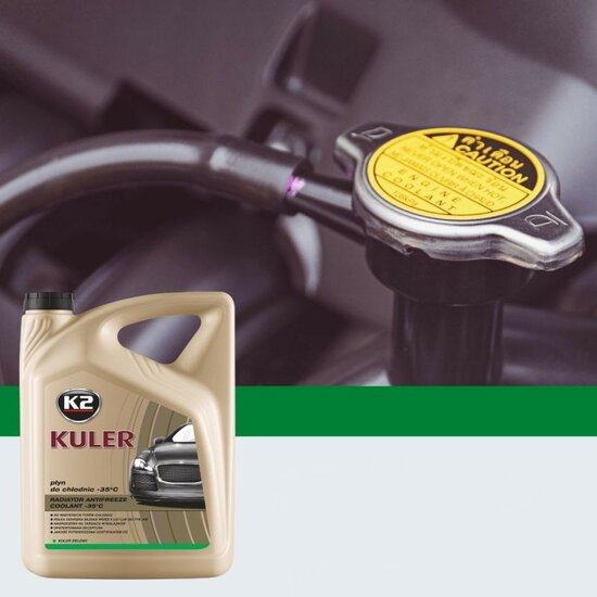 koelvloeistof groen 5 liter - radiator vloeistof - koelwater - k2