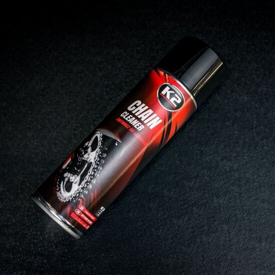 k2 chain cleaner 500ml - krachtige kettingreiniger voor motorfiets en fiets 
