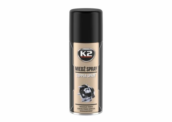 k2 kopervet 400ml - koperspray - kopervet voor schroefdraad remmen en uitlaat