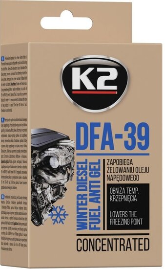 k2 dfa-39 - 50ml - brandstoftoevoegsel - diesel antivries - diesel antistollingsmiddel