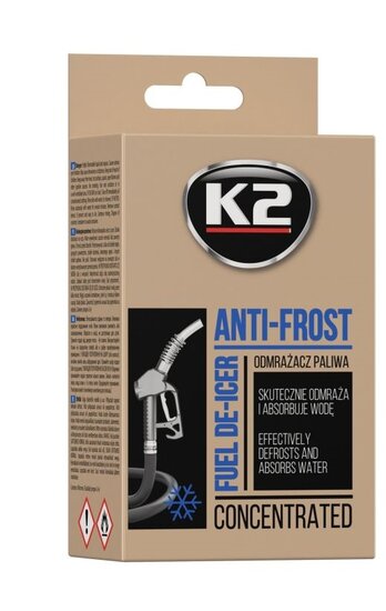 k2 anti-frost - brandstof de-icer - 50ml - benzine en diesel
