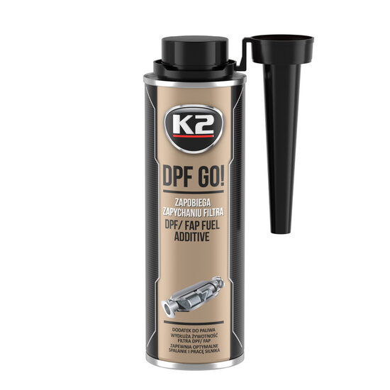 k2 dpf go - brandstofadditief - roetfilterreiniger - filterbeschermer - 250ml