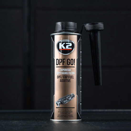k2 dpf go - brandstofadditief - roetfilterreiniger - filterbeschermer - 250ml
