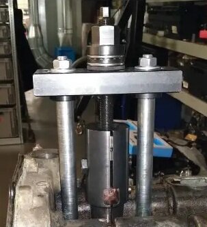 dieselinjector trekker - ford 2.0 ecoblue - injectoren trekker - injector verwijder set - satra - injectorpuller - tdci injecto