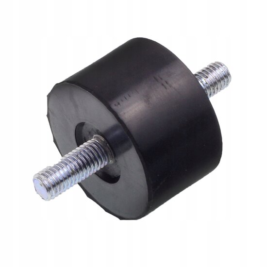 rubber buffer m8 40x25mm - demper - 2 bouten - trillingen demper