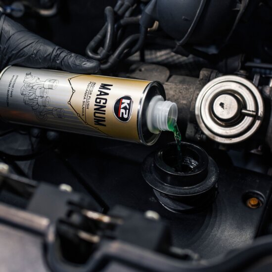k2 magnum - motorreiniger - 500ml - brandstofadditief - motorspoeling