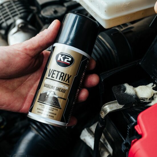 k2 vetrix - technische vaseline in spuitbusvorm - vaseline vet