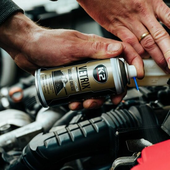 k2 vetrix - technische vaseline in spuitbusvorm - vaseline vet