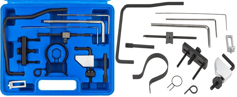 Motorafstellingsgereedschap Nokkenassen voor Citroen voor Fiat Peugeot 2.0 2.2 Diesel (PSA) 2.0 (DW10), 2.2 (DW12