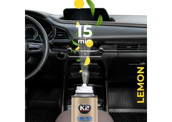 k2 klima fresh lemon 150ml - airco reiniger - interieur verfrisser