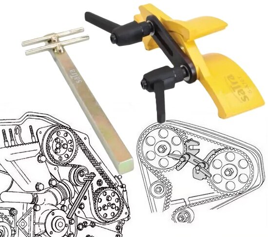 renault - opel en volvo - 1.2 - 1.4 - 1.9 dti distributie timing set&nbsp;- blokkeerset&nbsp;- vergrendelingsset satra