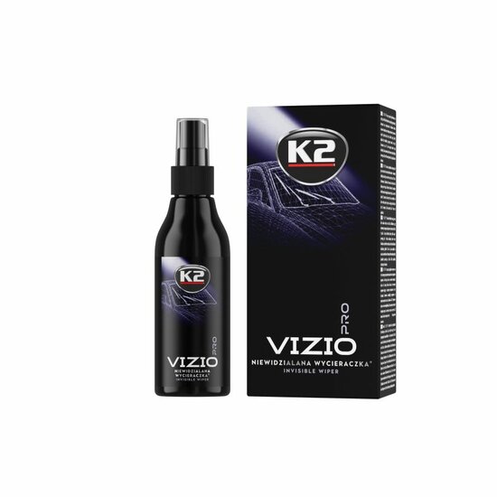 k2 vizio pro - professionele hydrofobe coating - 150 ml - onzichtbare ruitenwisser