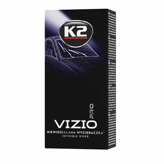 k2 vizio pro - professionele hydrofobe coating - 150 ml - onzichtbare ruitenwisser