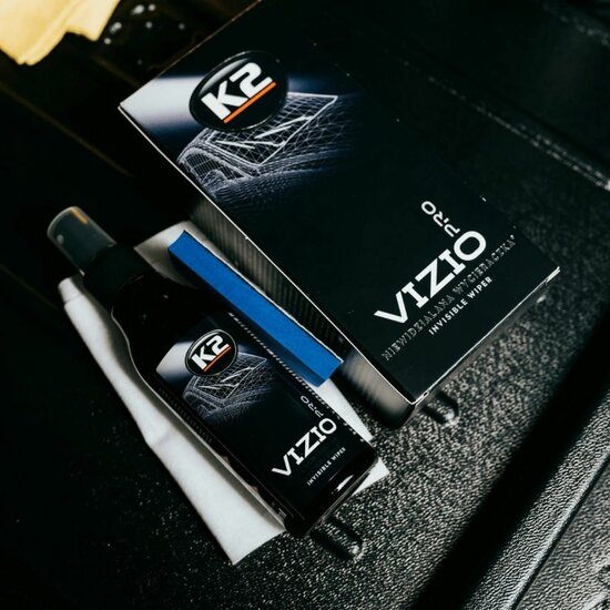 k2 vizio pro - professionele hydrofobe coating - 150 ml - onzichtbare ruitenwisser
