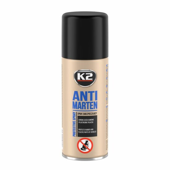 k2 anti marter - 400ml - beschermt tegen schade door marters en knaagdieren - spray - anti marten