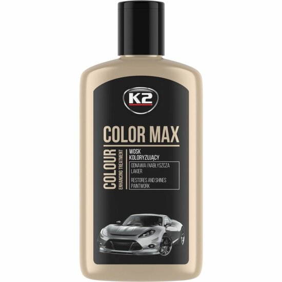 k2 color max zwarte pigmentwax 250ml - krascamouflage en diepe glans - kleurenwax - kleurherstellende wax