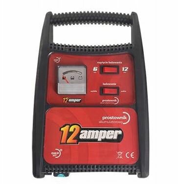 professionele acculader - batterijoplader - 6/12v, 12a (rms) voor accu&#039;s van 30ah tot 160ah - geschikt voor auto, motor,