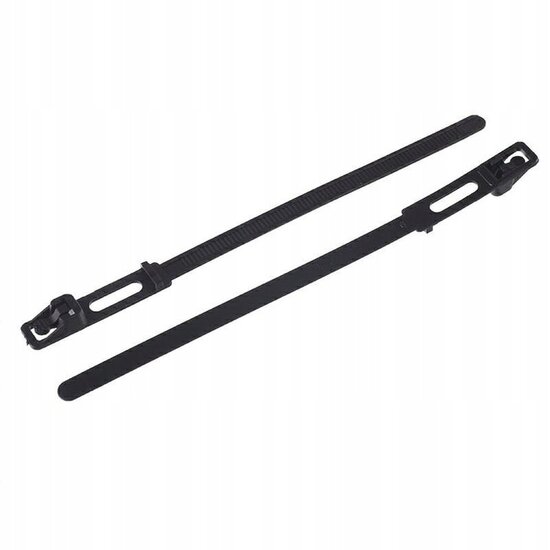 release kabelbinders 220x7,6mm zwart - kunststof - 100 stuks in pak