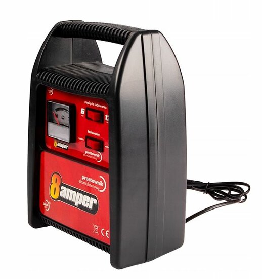 professionele acculader - batterijoplader - 6/12v, 8a (rms) voor accu&#039;s van 9ah -112ah - geschikt voor loodzuuraccu&amp;#x00