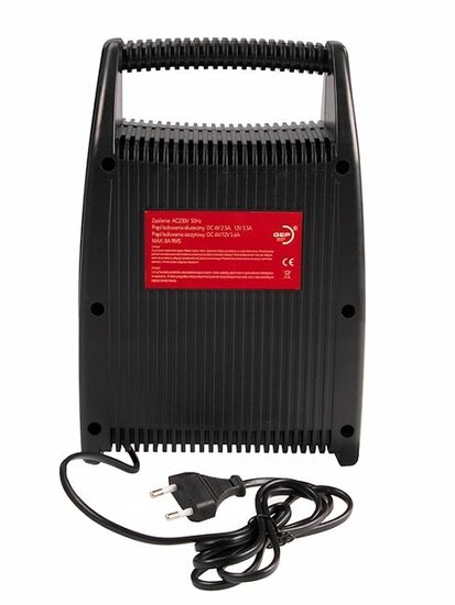 professionele acculader - batterijoplader - 6/12v, 8a (rms) voor accu&#039;s van 9ah -112ah - geschikt voor loodzuuraccu&amp;#x00