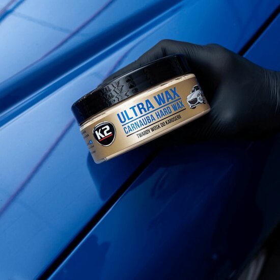 k2 ultra wax 250g - carnaubawax voor diepe glans en langdurige bescherming - auto wax - autowas - wax pasta - superglanzende wa