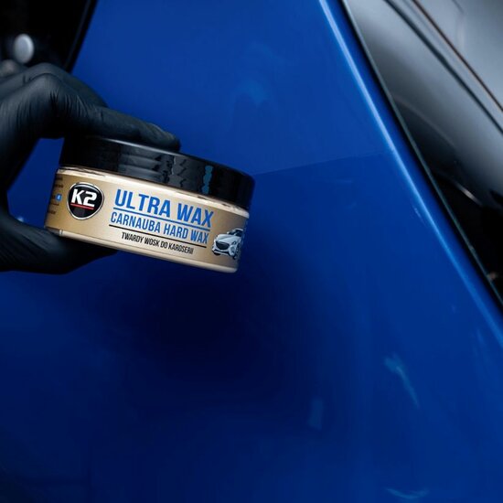k2 ultra wax 250g - carnaubawax voor diepe glans en langdurige bescherming - auto wax - autowas - wax pasta - superglanzende wa