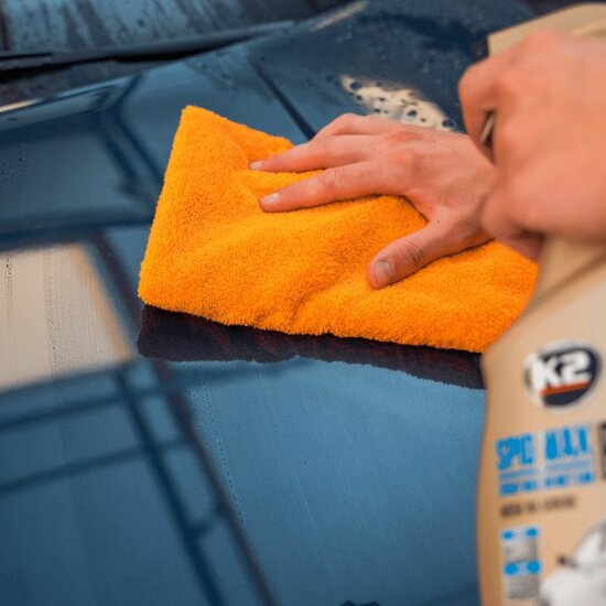 k2 spid wax 750 ml - snelle spraywax en drooghulp voor directe glans - glansversterker - snelglansmiddel - vloeibare wax