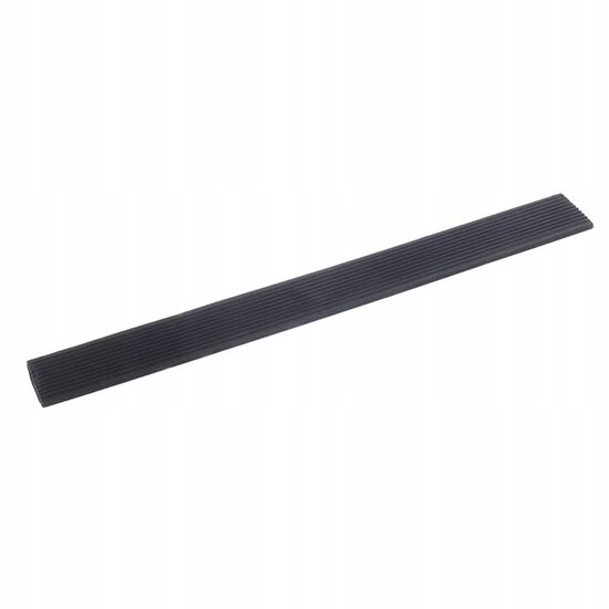 rubberen beschermstrip - u profiel - zwart gerribeld - grip band 