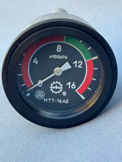olie drukmeter 16 atmosferen - drukmeter -oliedrukindicator - oliedrukklokje - 16 bar