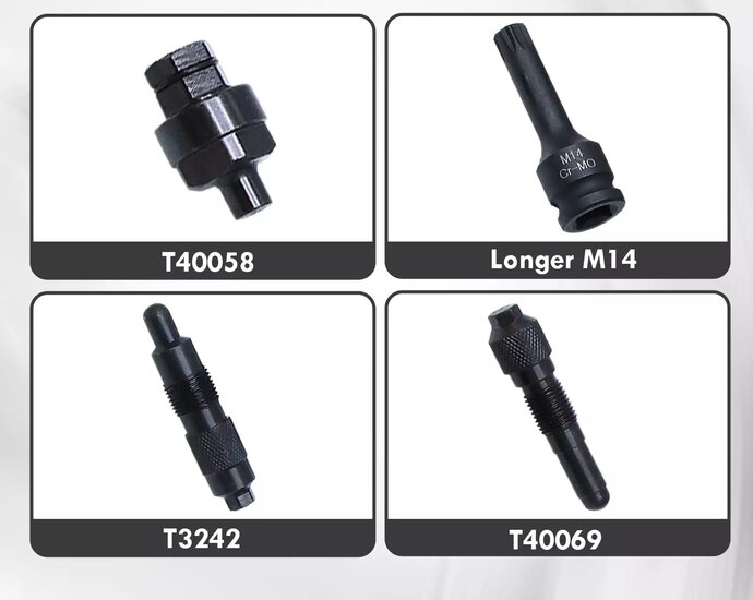 vag en porsche v6 2.4 - 2.5 - 2.8 - 3.0 - 3.2 fsi tfsi blokkeerset - distributieset&nbsp;- afstelset 