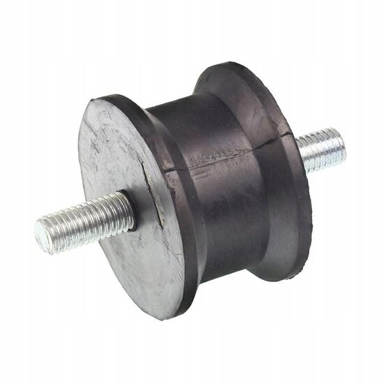rubber buffer m8 55x35mm - demper - 2 bouten - trillingen demper - radiator