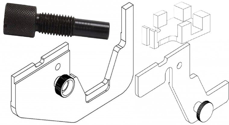 &nbsp;ford - 2.0 scti ecoboost - ti-vct&nbsp;distributie timing set&nbsp;- afstel gereedschap set - blokkeerset asta