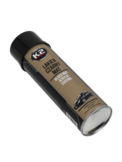 k2 zwarte acryllak mat 500ml - snel drogende zwarte - matte acrylverf - toepassing binnen als buiten