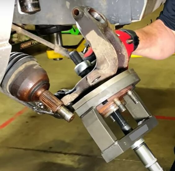 universele wiellager montage en demontage set - naaf lager gereedschap - persset - satra