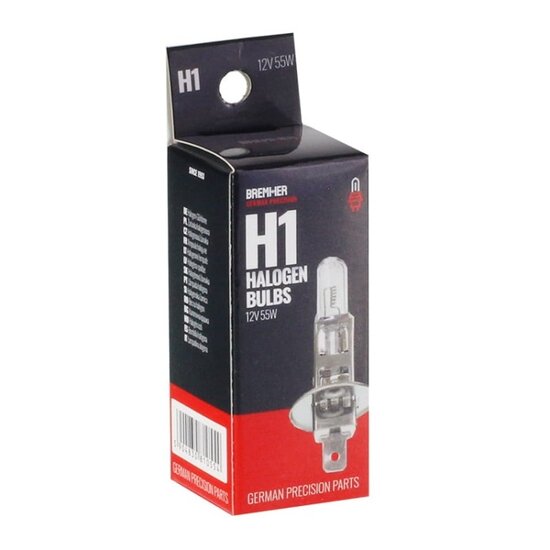 h1 gloeilamp halogeen - 12v 55w - e4 keurmerk - gloeilamp - koplamp