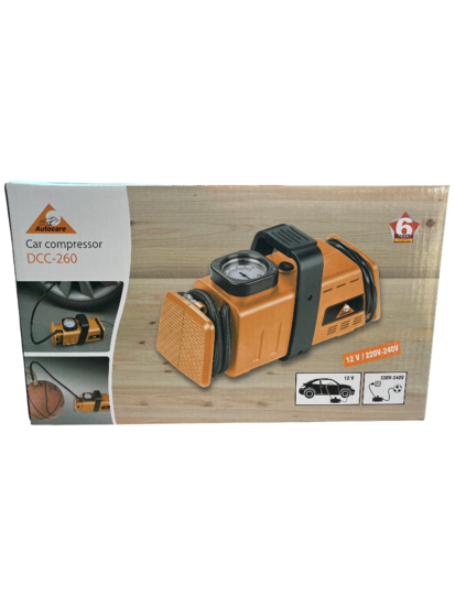 compressor 12 tot 230 volt - 25 liter per minuut - lucht compressor - 10 bar - draagbare luchtcompressor