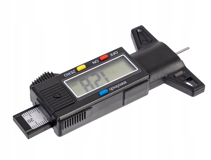 digitale bandenprofielmeter - 0 tot 28 mm - banden profieldieptemeter