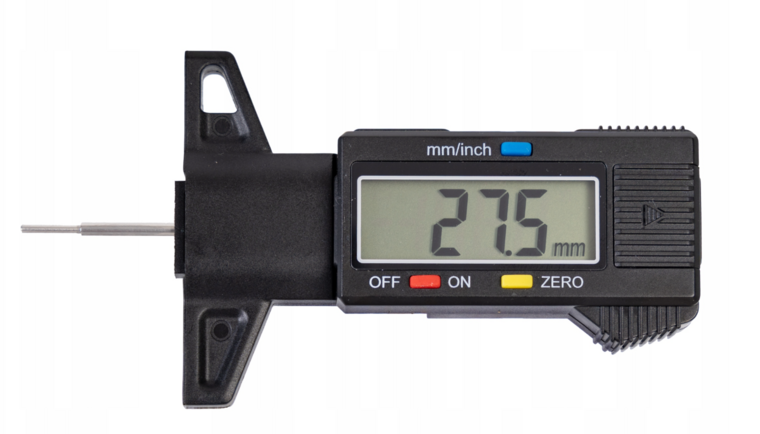 digitale bandenprofielmeter - 0 tot 28 mm - banden profieldieptemeter