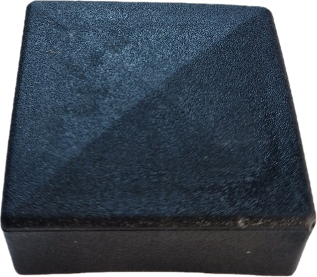 vierkant omsteekdop - 45x45mm - 10 stuks - standaard eindkap - inslagdop - kunststofdop - paaldop