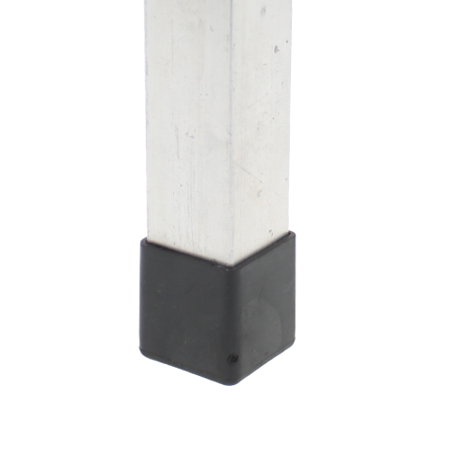 vierkant omsteekdop - 45x45mm - 10 stuks - standaard eindkap - inslagdop - kunststofdop - paaldop