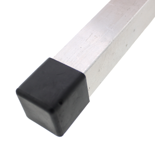 vierkant omsteekdop - 45x45mm - 10 stuks - standaard eindkap - inslagdop - kunststofdop - paaldop