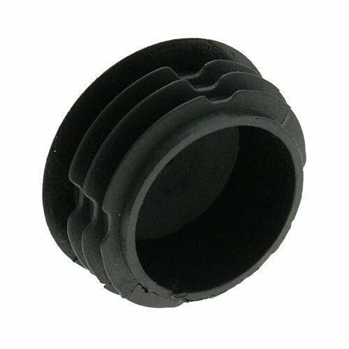 rond insteekdop - 40mm - 20 stuks - lichtgewicht geribbelde eindkap - inslagdop - kunststofdop