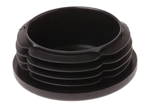 rond insteekdop - 40mm - 20 stuks - lichtgewicht geribbelde eindkap - inslagdop - kunststofdop