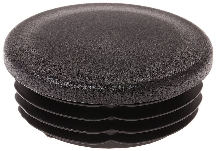 rond insteekdop - 40mm - 20 stuks - lichtgewicht geribbelde eindkap - inslagdop - kunststofdop