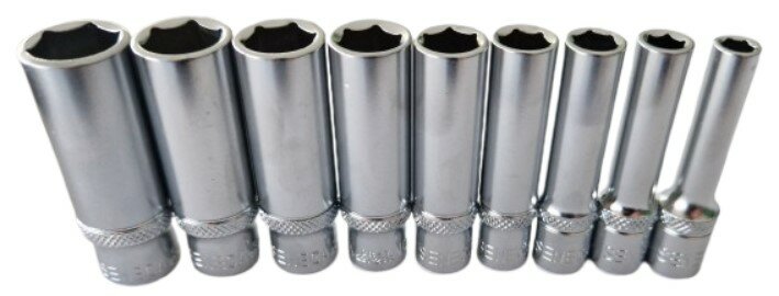 doppendoos - ratelset - 1/4 duims - 62 delig - doppenset - socketset - doppensleutelset - seneca
